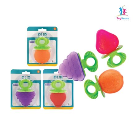 Water Filled Baby Teether (8007) - BPA-Free, Cooling Relief (Red, Orange, Grape)